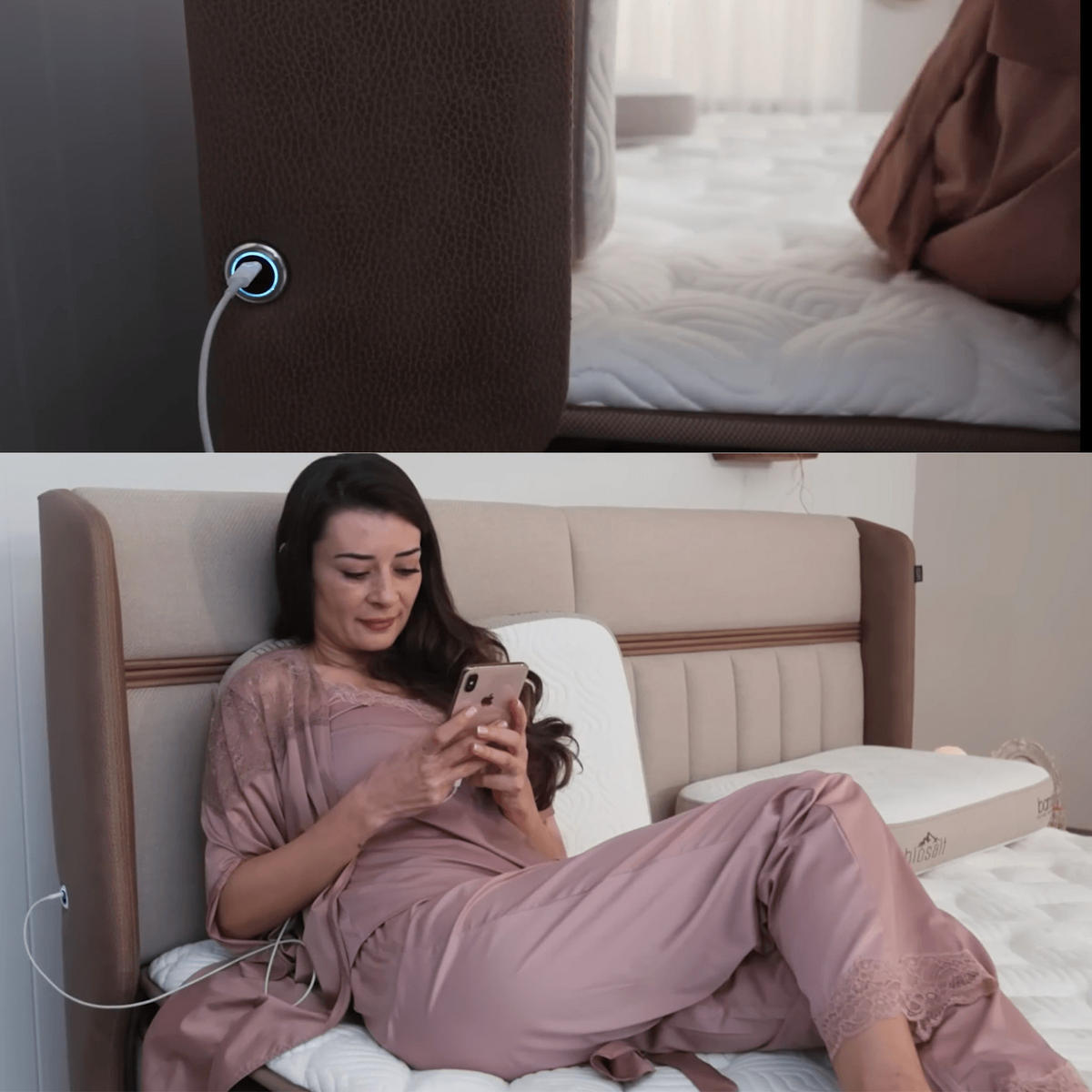 BOXBETT Biosalt Set 140x200 - Beige, Holz/Metall (140/200cm) - Bambi