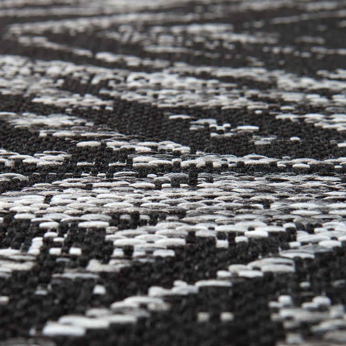 OUTDOOR-TEPPICH Evora schwarz 160 x 230 cm - Schwarz, Textil (230/160cm) - Vivaraise