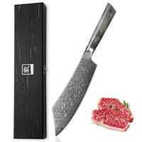 BLOCKMESSER HAKATA BOCHO 20 cm - Ahornfarben, Holz/Metall (34cm) - Zayiko