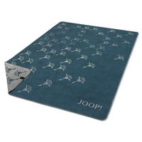 WOHNDECKE Faded Cornflower | Aqua - 150 x 200cm - Blau, Textil (150/200cm) - Joop!