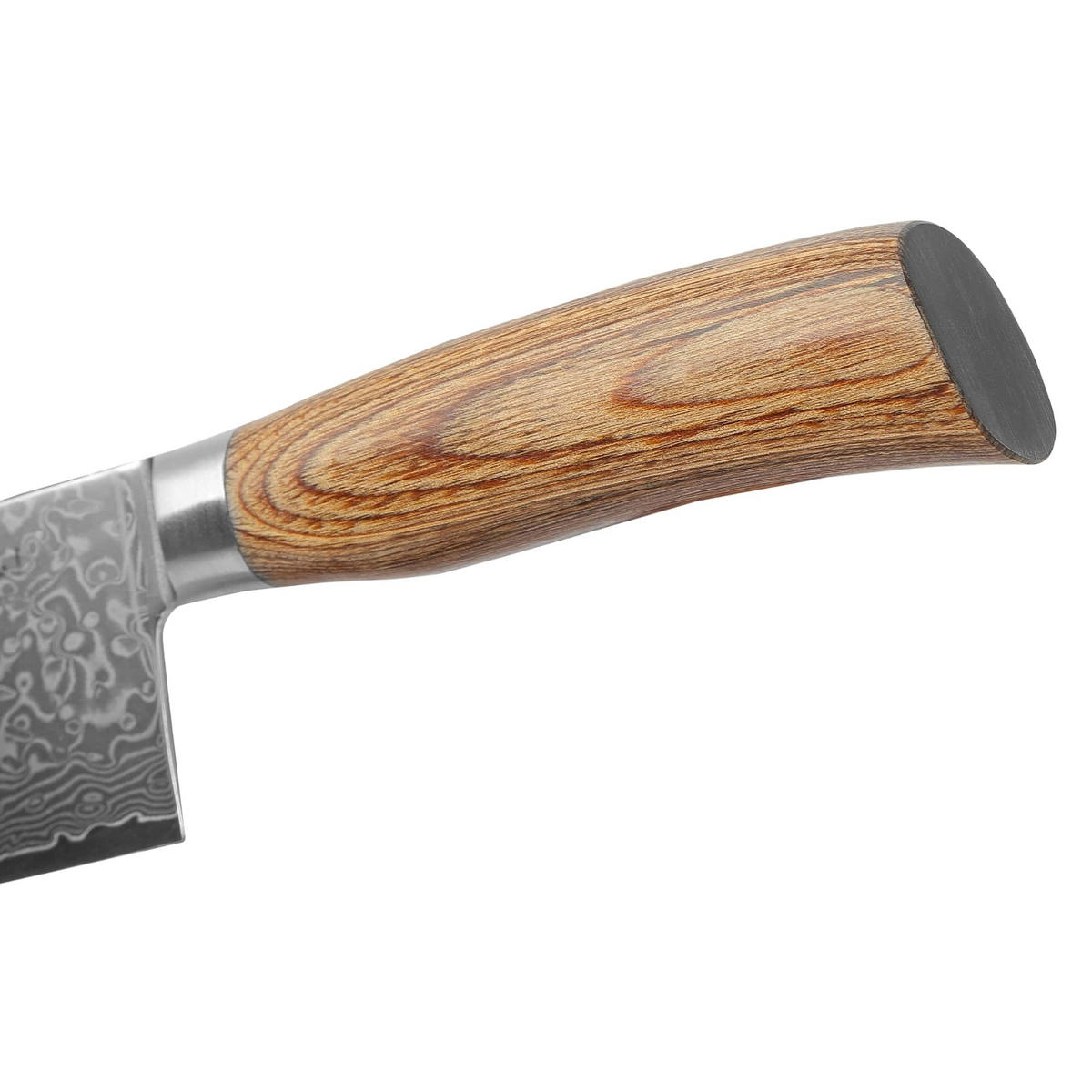 NAKIRIMESSER 18 cm - Braun, Holz/Metall (32cm) - Wakoli