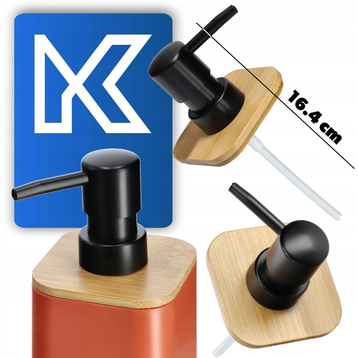 SEIFENSPENDER mit Pumpe, rosa - Rosa, Kunststoff (7/16cm) - KADAX