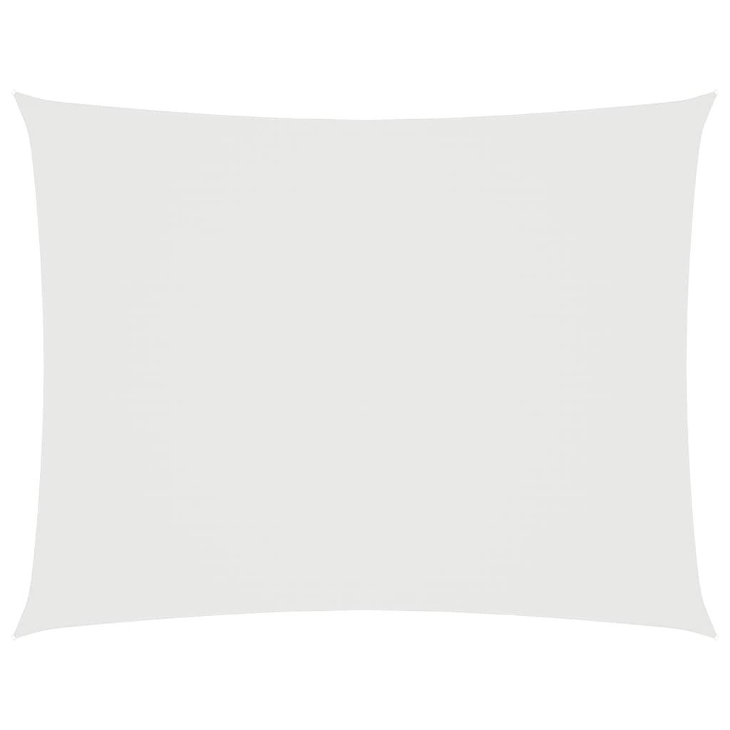 SONNENSEGEL Oxford-Gewebe Rechteckig 3x5 m Weiß - Weiß, Textil (500/300cm) - furnicato