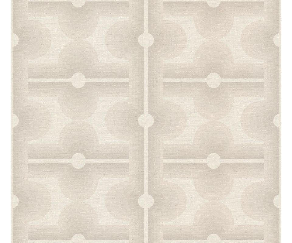 VLIESTAPETE Beige 53/850 cm - Beige, Textil (53/1cm) - KUNSTLOFT