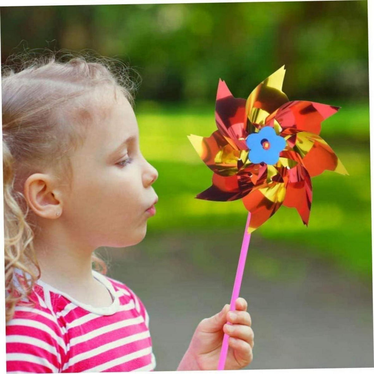 WINDRAD 100-teiliges Set Kunststoff Regenbogen DIY für Garten und Party - Multicolor, Kunststoff (34/16.5/34cm)
