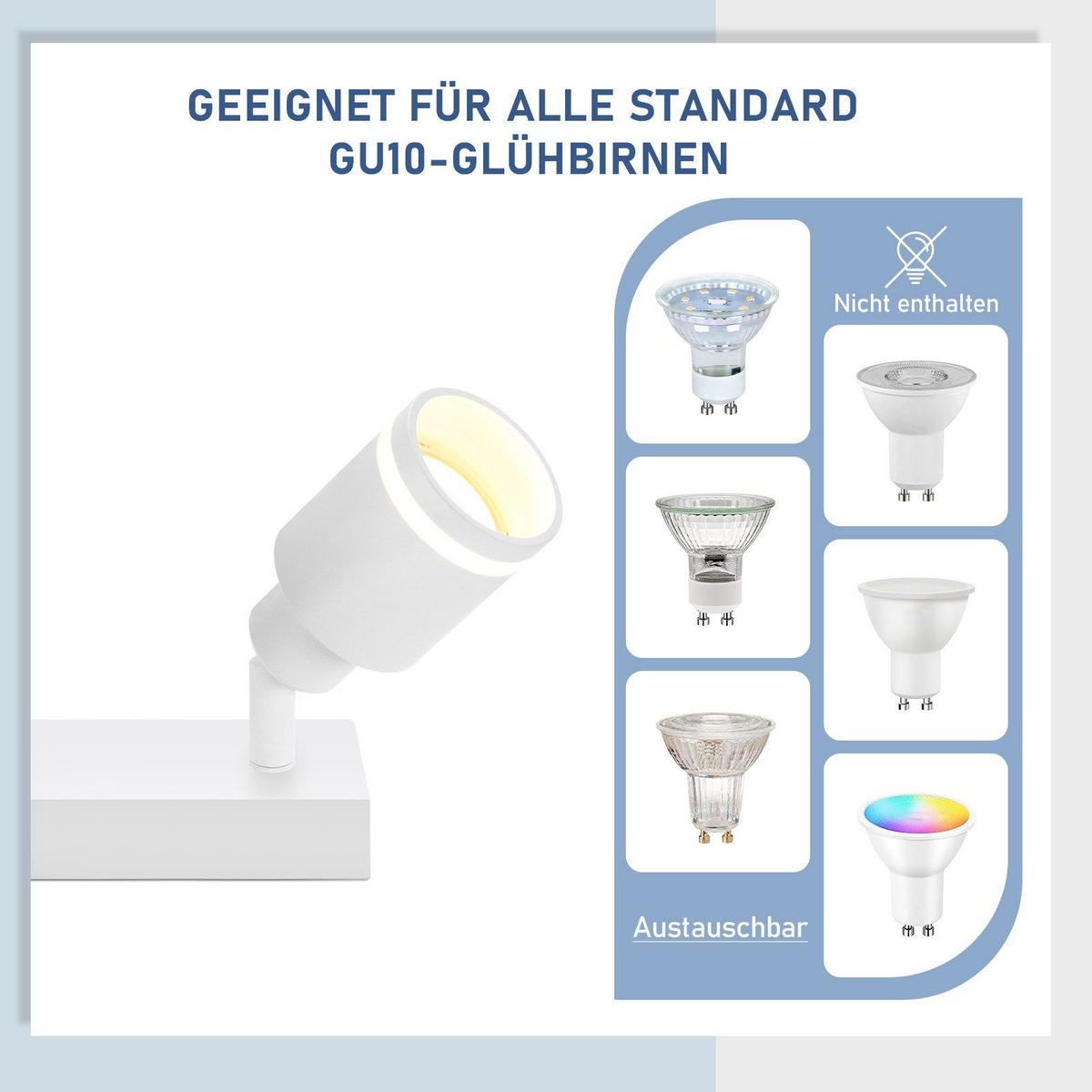 STRAHLER Remscheid 3-flammig 42/5/15.7 cm - Weiß, Metall (42/5/15.7cm) - Nettlife