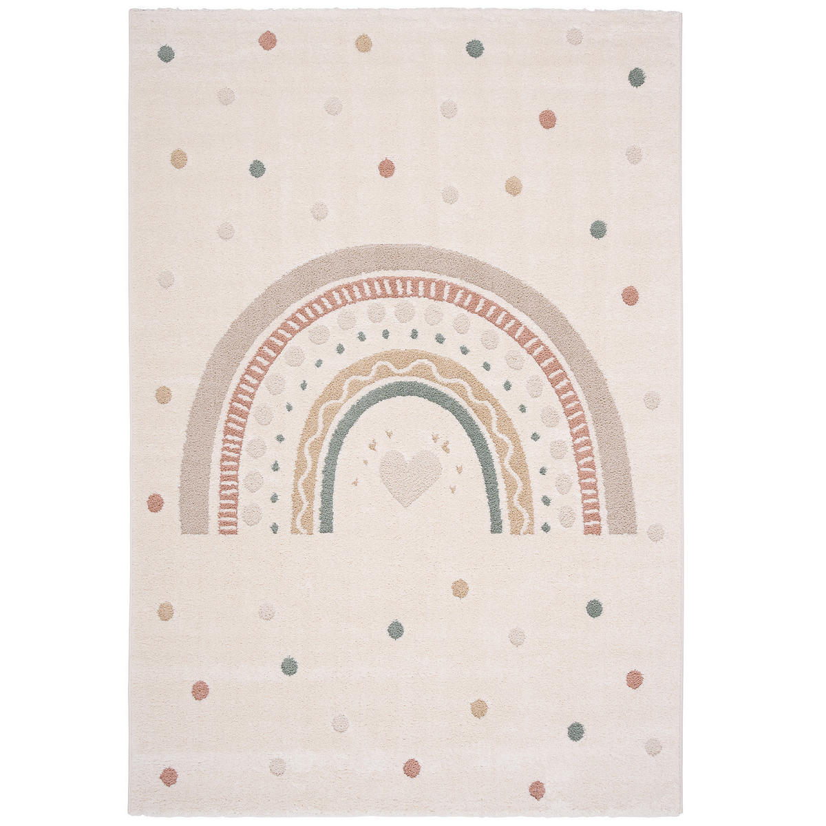 KINDER TEPPICH HAPPY KIDS - Weiß, Textil (80/150cm) - Pergamon