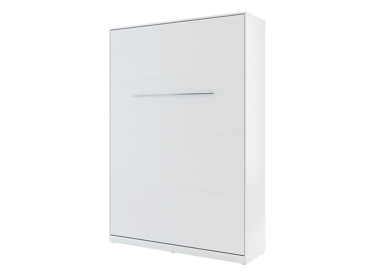 SCHRANKBETT Concept Pro I Vertical  - Weiß, Holzwerkstoff (120/200cm) - MIRJAN24