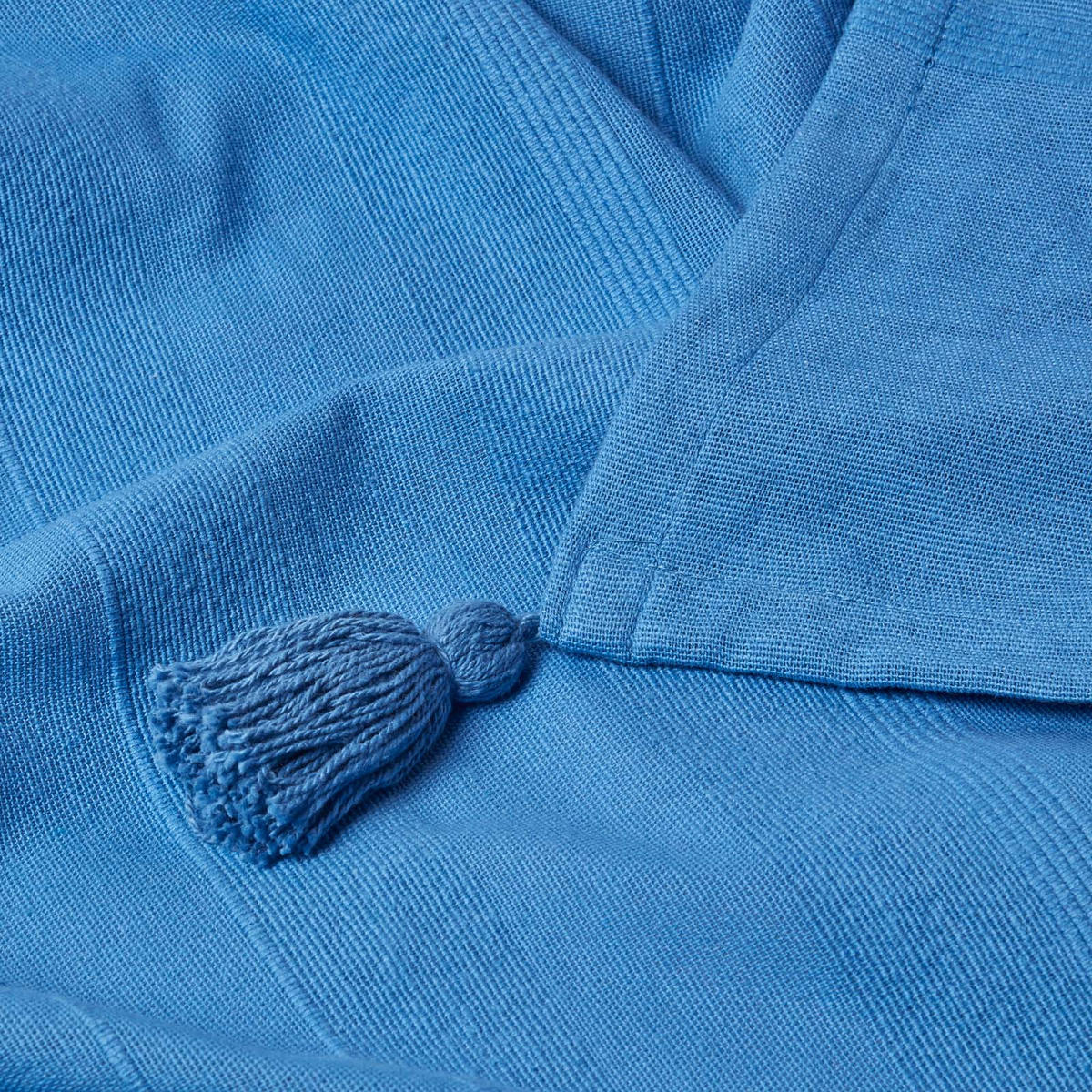WOHNDECKE Rajput 150/200 cm, 100% Baumwolle - Blau, Textil (150/200cm) - Homescapes