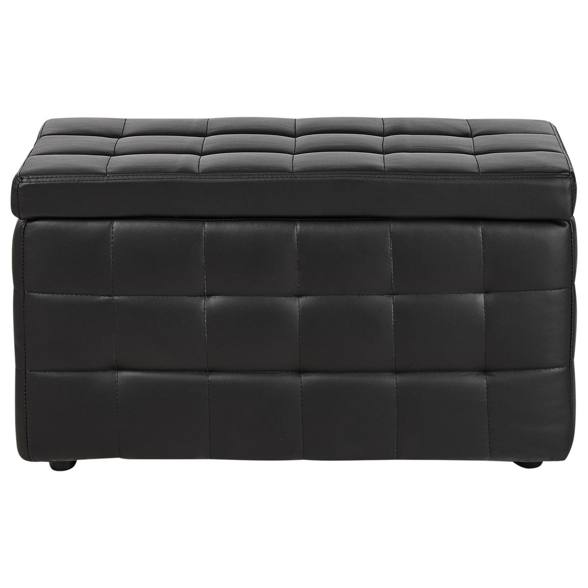 FÖRVARINGSBÄNK Michigan 42/72/40 cm - Svart, Plast (72/40/42cm) - Beliani