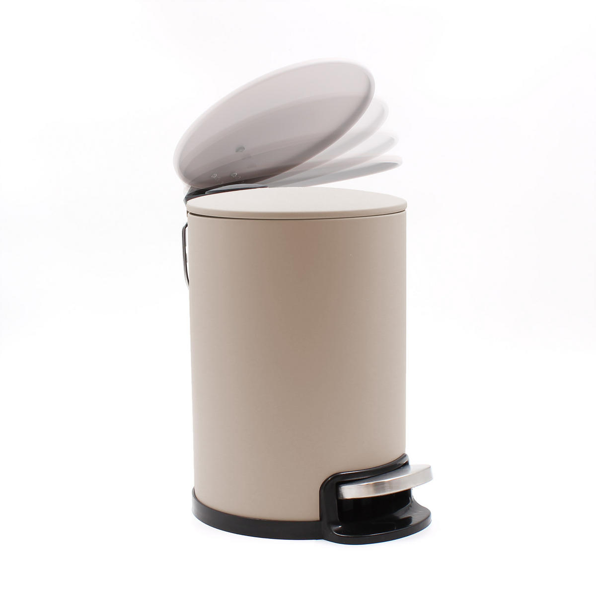 MÜLLEIMER Soft-Close 3 l Metaline - Taupe, Metall (20/25/17cm) - Douceur d´intérieur