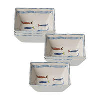 BEILAGENSCHALEN Maro bunt 13 x 13 cm 6er Set - Multicolor, Keramik (13/13/5cm) - Ritzenhoff Breker