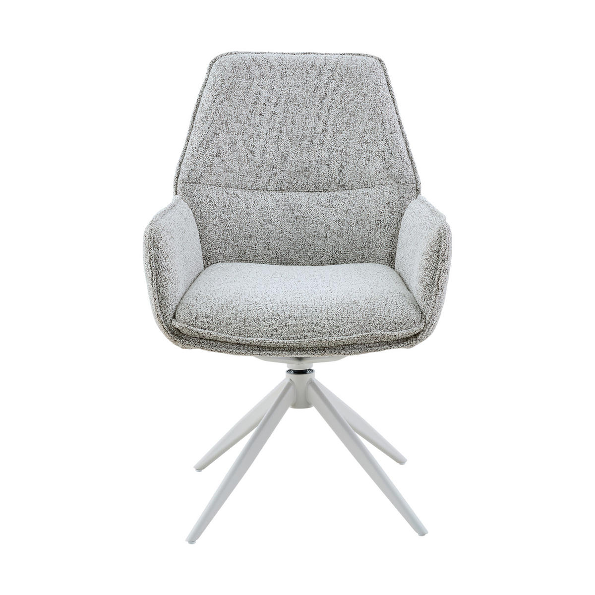 ESSZIMMERSTUHL Hera Grau 63/63/83 cm 2-er Set - Grau, Textil (63/83/63cm) - Starfurn