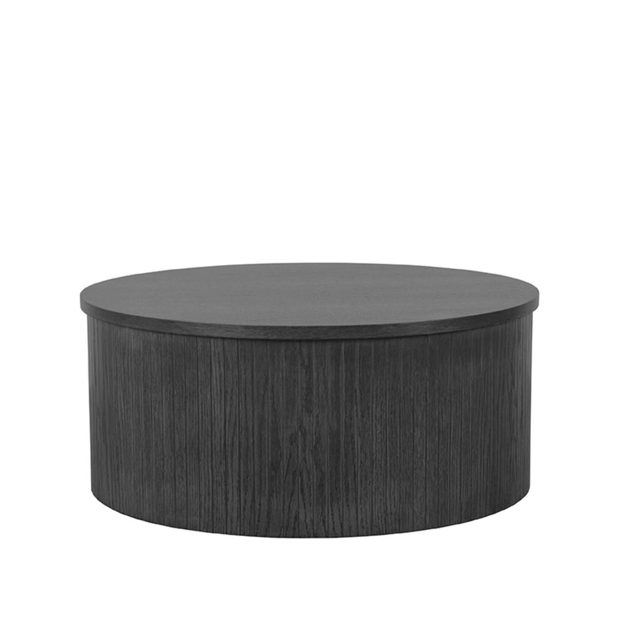 Label51 Couchtisch Schwarz 70x30x70 cm