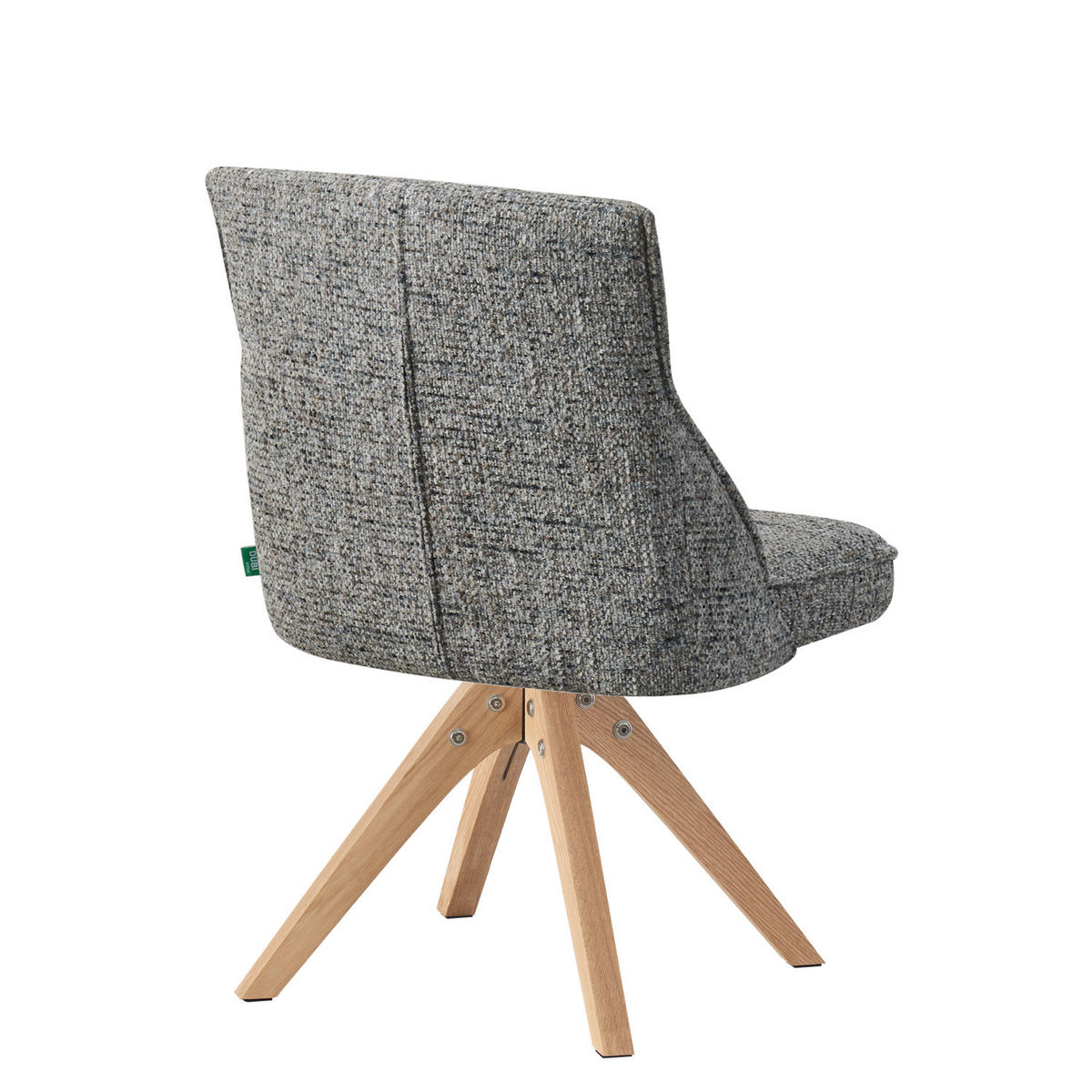 ESSZIMMERSTUHL TALINA 2er-Set - Dunkelgrau, Holz/Textil (49/84/62cm) - DUBI Möbel