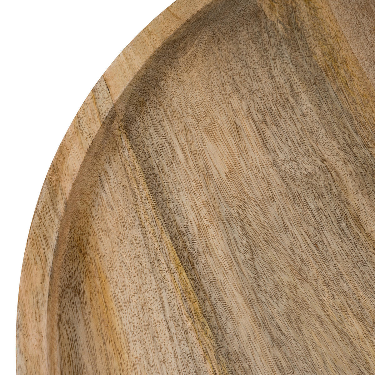 COUCHTISCH - Mango / Schwarz - Schwarz/Naturfarben, Holz (75/75/39cm) - home24