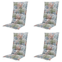 GARTENSTUHLKISSEN Cala - Mehrfarbig - 123/50/5 cm - 4er-Set - Multicolor, Textil (50/5/123cm) - Madison