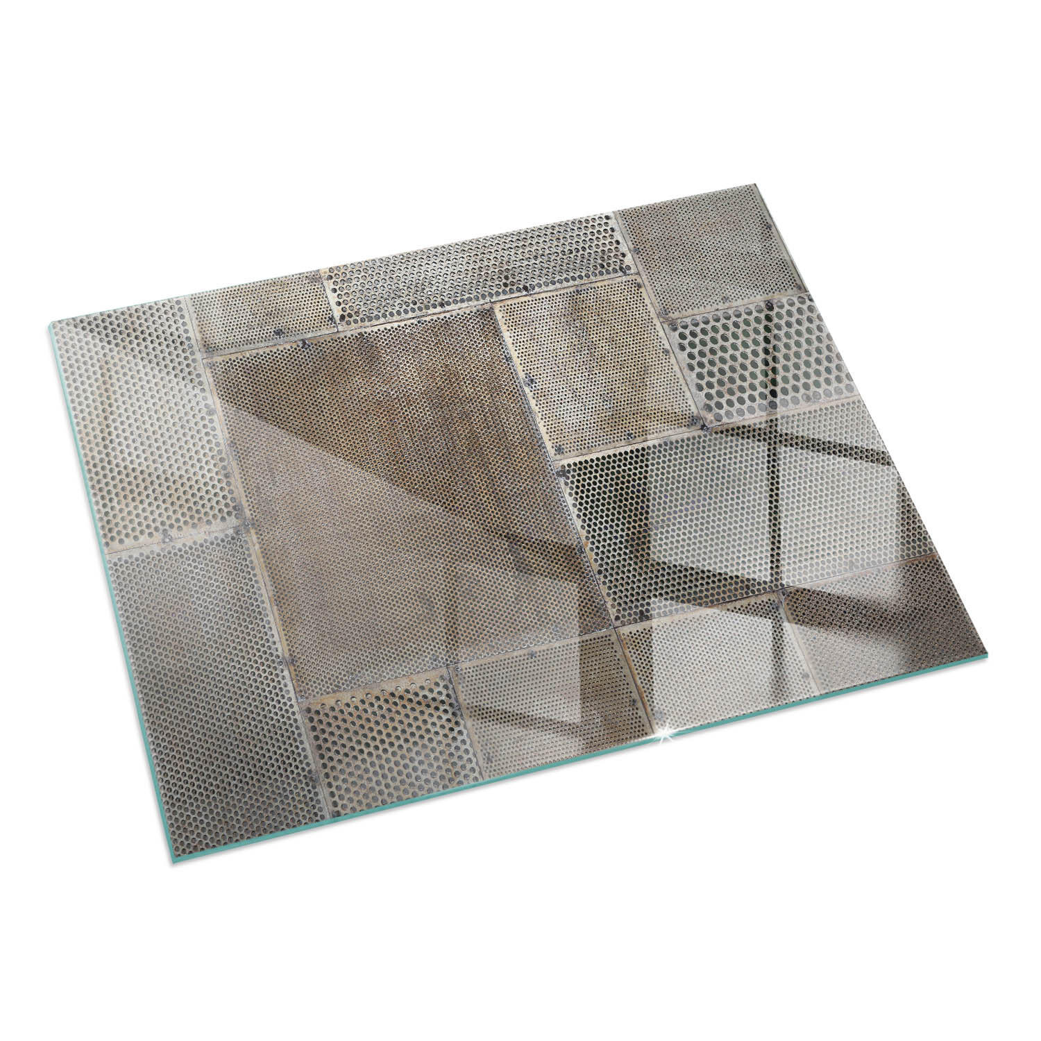 ArtPrintCave Glasplatte Beige 120x80x0.4 cm