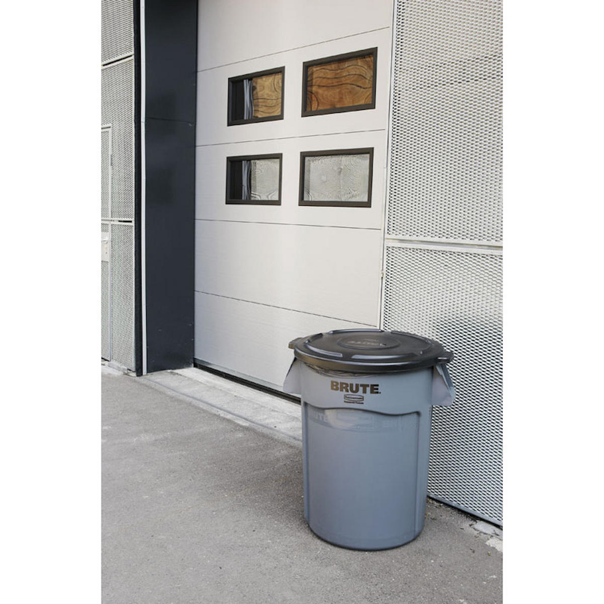 MÜLLEIMER 75,7 Liter 58,1x49,5 cm Kunststoff Grau - Grau, Metall (49.5/58.1/49.5cm) - PROREGAL