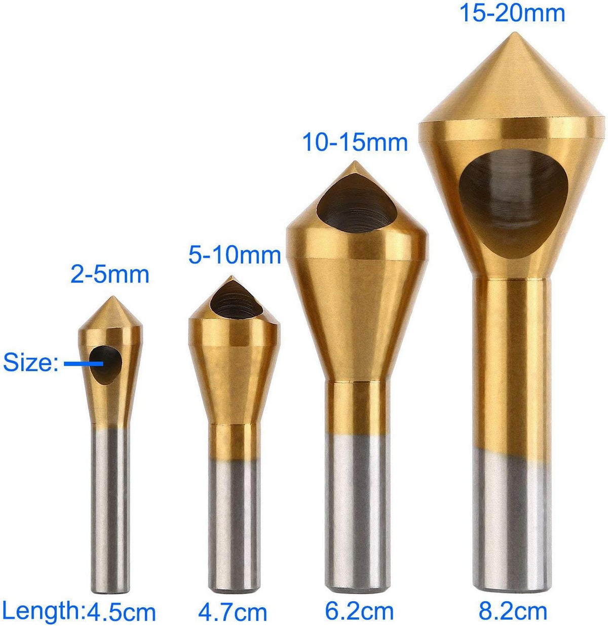 BIT-SATZ，FASENBIT - Gelb, Metall (2/2/8.2cm) - LIBRATON