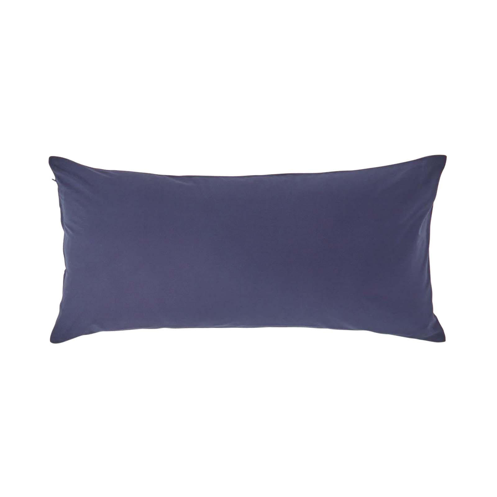 KISSENBEZUG Perkal, Ägyptische Baumwolle, Fadendichte 200 - Dunkelblau, Textil (40/80cm) - Homescapes