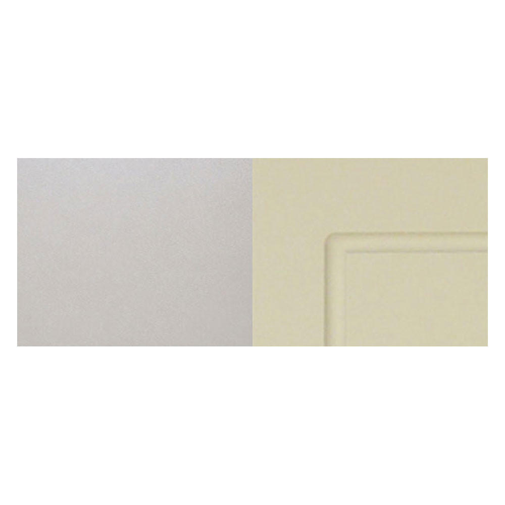 KÜCHENHÄNGESCHRANK Kvantum W2/30 Vanille Matt / Grau Matt 30 / 32,5 / 72cm - Creme/Grau, Holz/Holzwerkstoff (30/72/32.5cm) - Feldmann-Wohnen