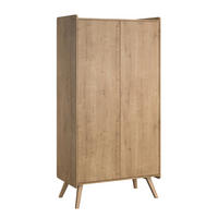 SKRIŇA 2 dvere Drevo - hnedá, kompozitné drevo (100/200/58cm) - Petits-meubles