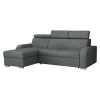 ECKSOFA Oslo 2rLC - Greige/Silberfarben, Holz/Textil (235/170cm) - MIRJAN24