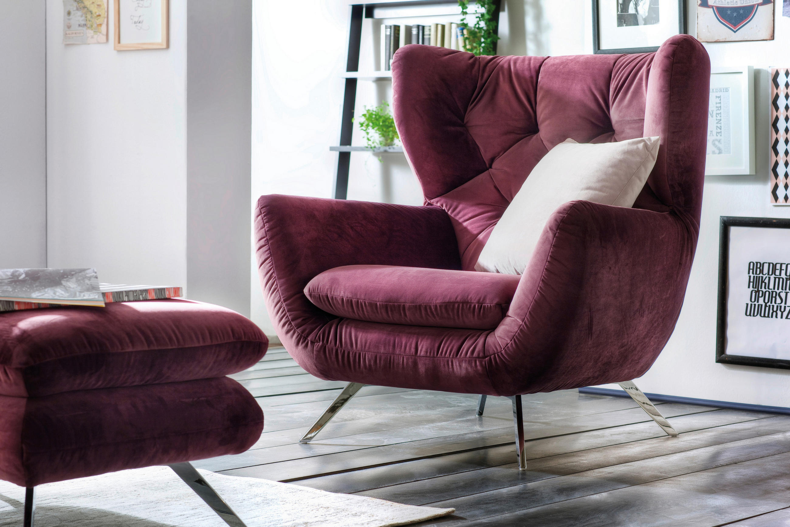 Chesterfield Möbel Rot Inspo2