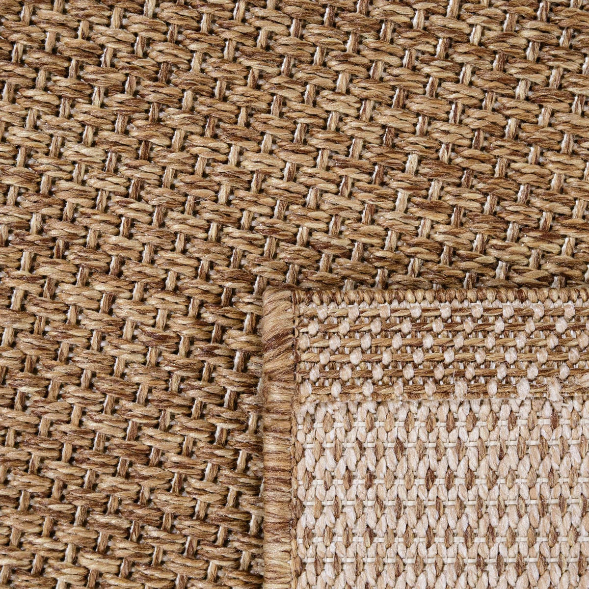OUTDOORTEPPICH 120/170 cm Waregem 621 - Braun, Kunststoff (120/170cm) - Paco Home
