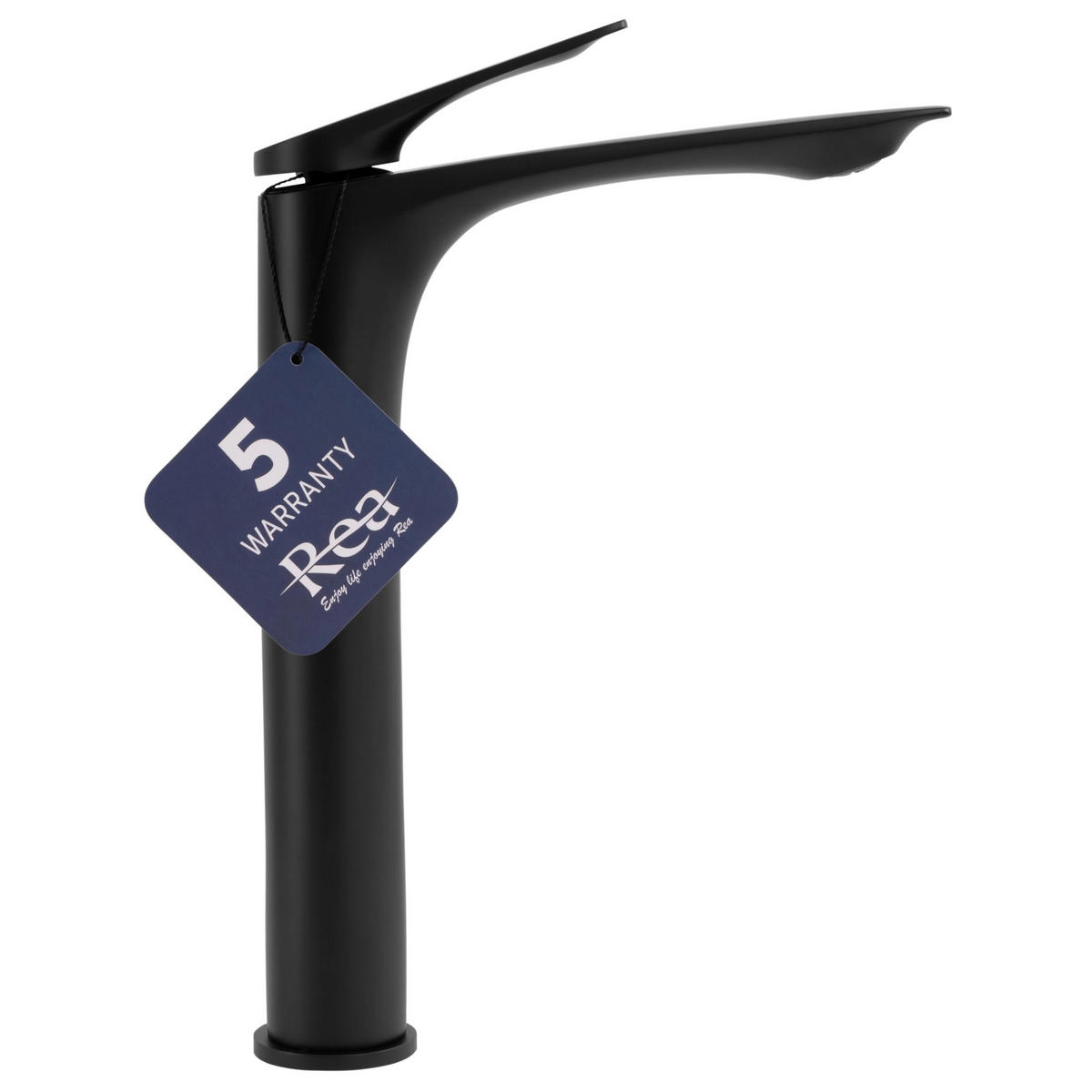 WASCHBECKENARMATUR Rea Avalon Black High - Schwarz, Metall (20/30.5/20cm) - REA
