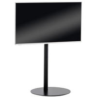 TV RACK Metall Schwarz-Matt - Schwarz, Metall (64/100/53cm) - CLP