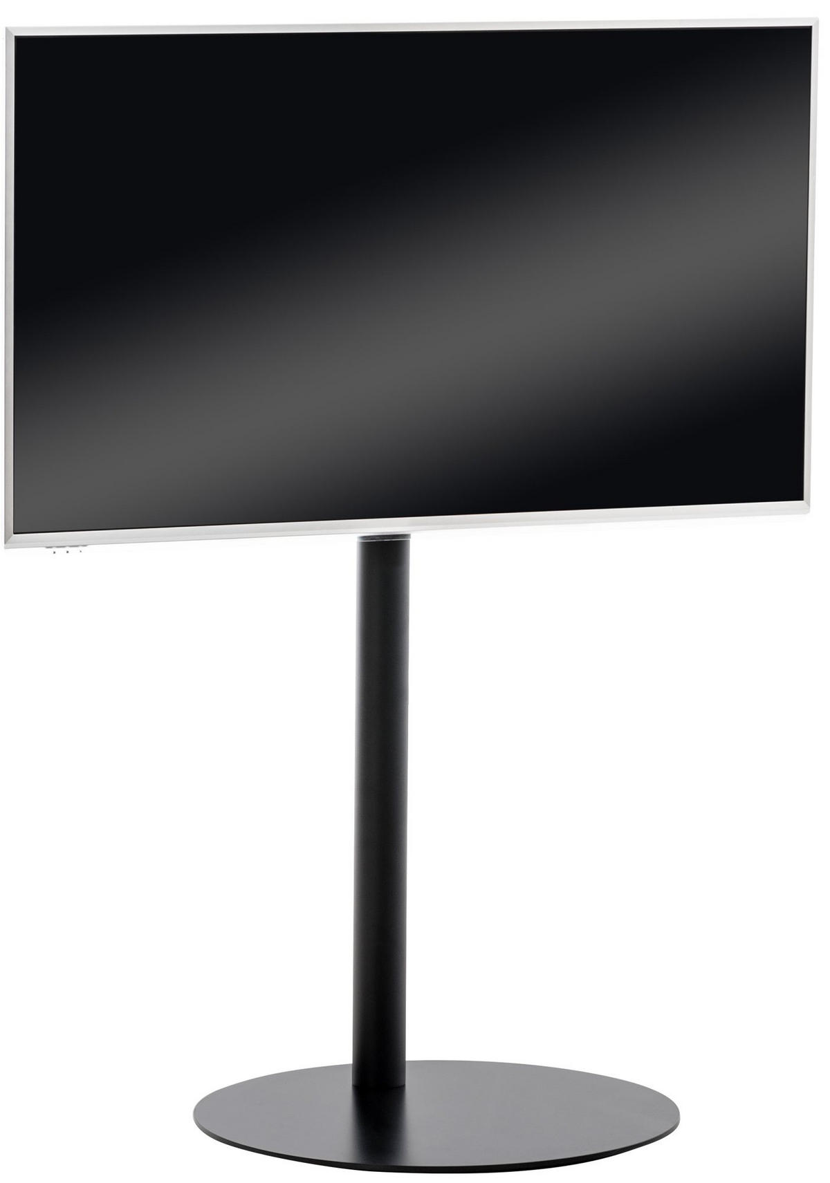 TV RACK Metall Schwarz-Matt - Schwarz, Metall (64/100/53cm) - CLP