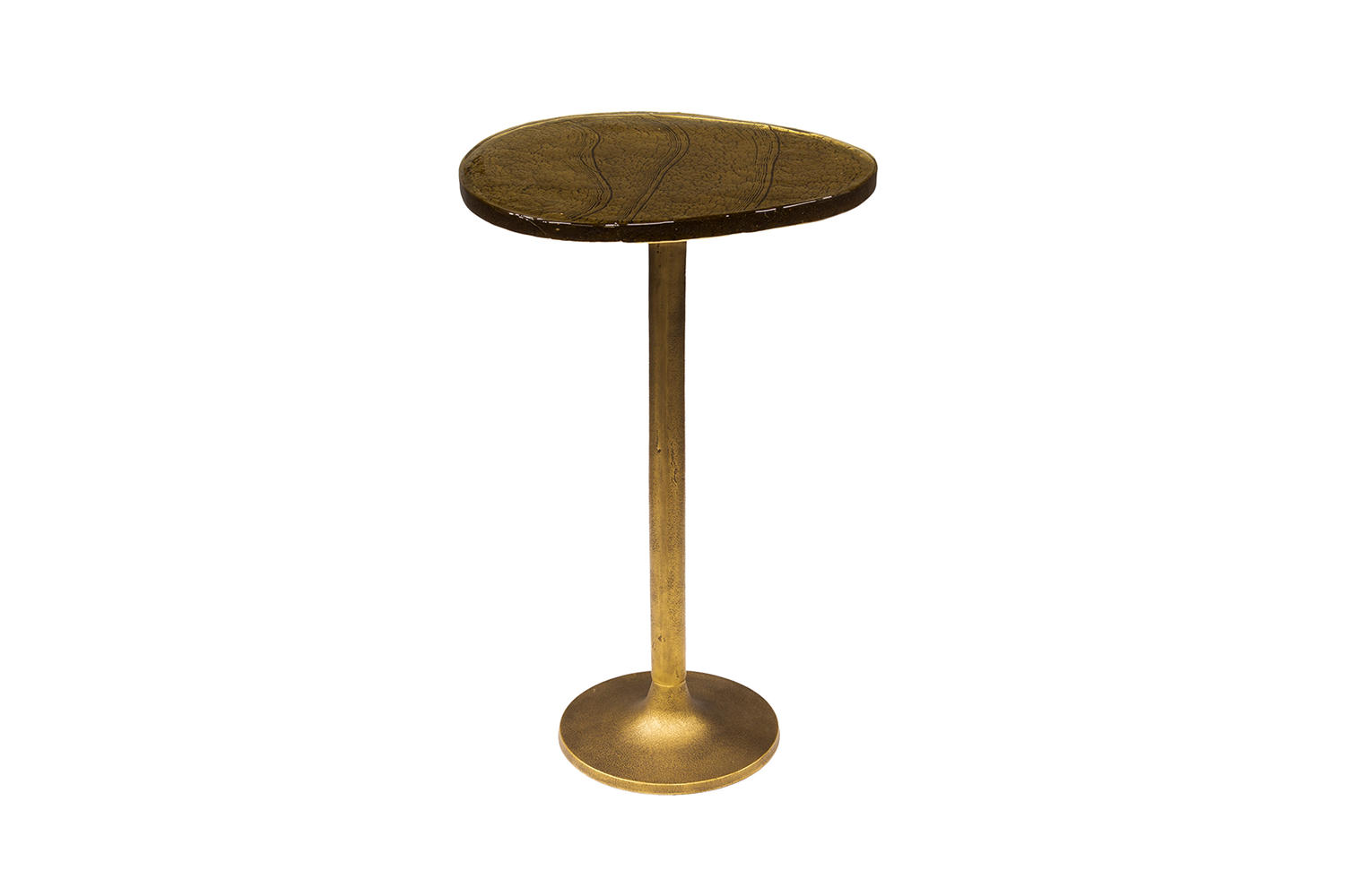Kawola Beistelltisch Gold 38x60x33 cm
