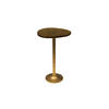 BEISTELLTISCH DARI Gold Glas - Goldfarben, Glas/Metall (38/33/60cm) - KAWOLA