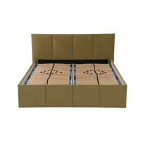 POLSTERBETT Dalas Avocado 160 x 200 x 40 cm Stauraum Mit hochwertiger Matratze H3 (bis 120 kg) und Lattenrost - Grün, Holz (160/200cm) - Halmon Schlafkomfort Betten 