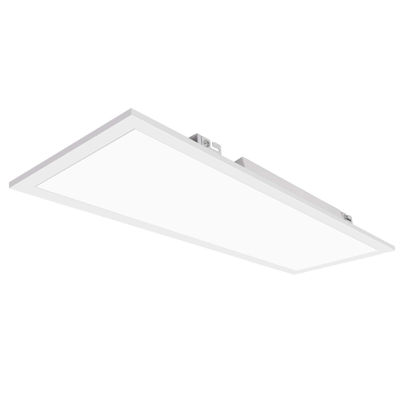 DECKENLEUCHTE PA1071EW 24W LED Dimmbar 3000K bis 6500K 58/20/3.9 CM - Weiß, Metall (58/20/3.9cm) - LOVHAUS