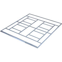 ZUBEHÖR FÜR GARTENHÄUSER dallas - Grau, Metall (27/270/327cm) - Habitat Garten