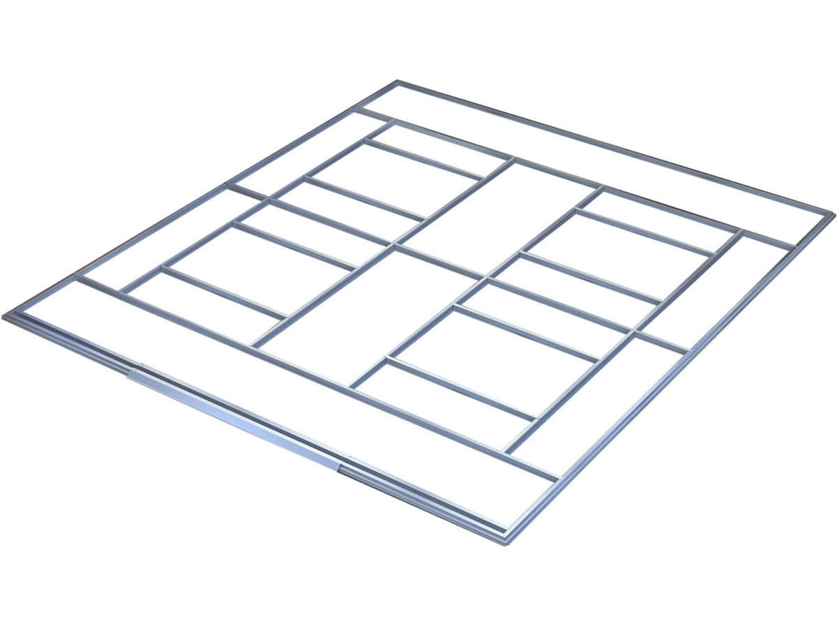 ZUBEHÖR FÜR GARTENHÄUSER dallas - Grau, Metall (27/270/327cm) - Habitat Garten