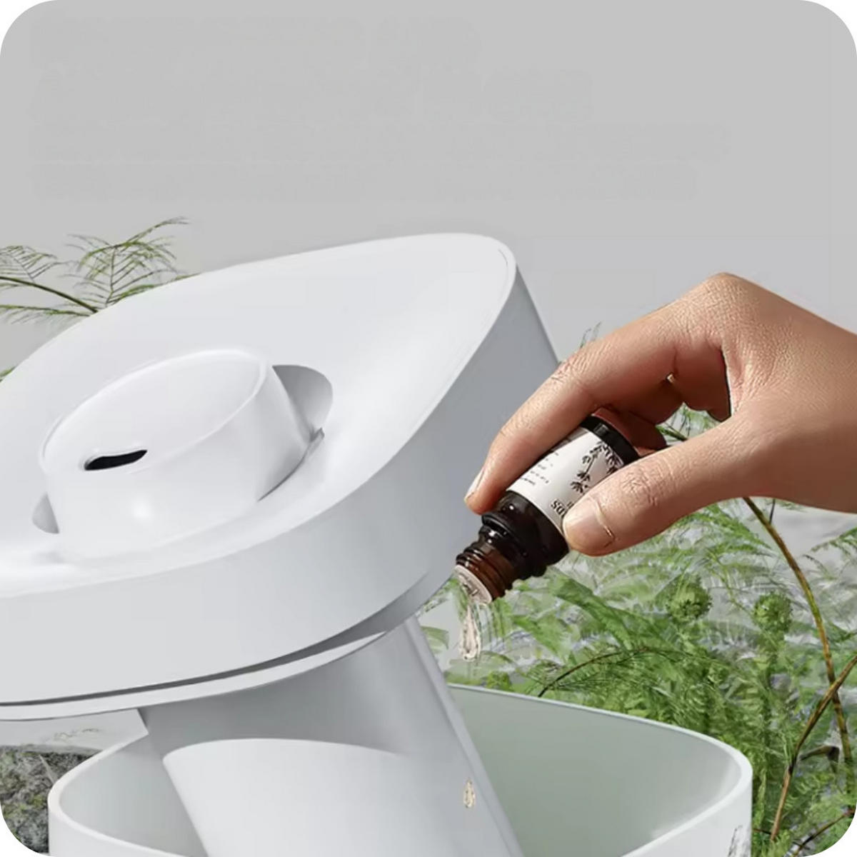 LUFTBEFEUCHTER 3,5L Luftreiniger und Raumbefeuchter - Weiß, Kunststoff (15/27.7/15cm)