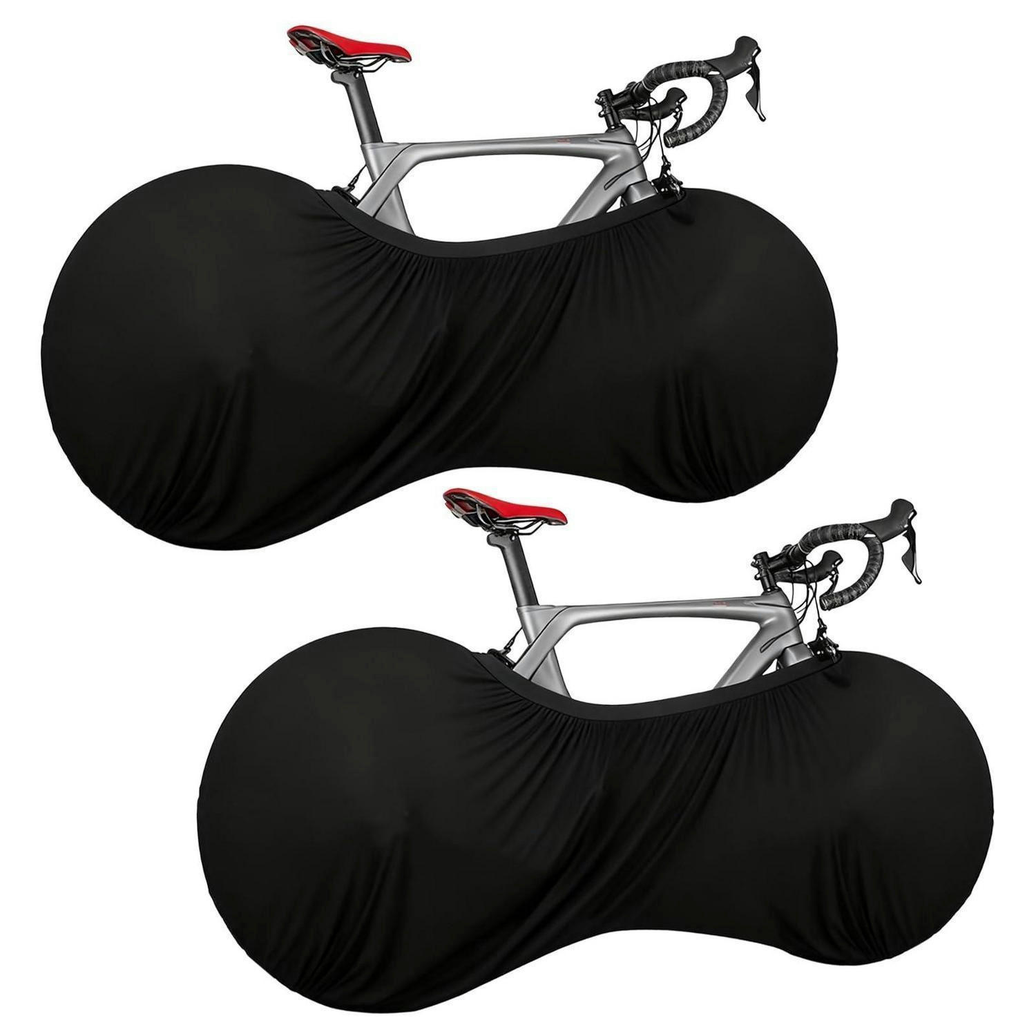 FAHRRADABDECKUNG 2-teiliges Set Schwarz - Schwarz, Textil (66/52/160cm)