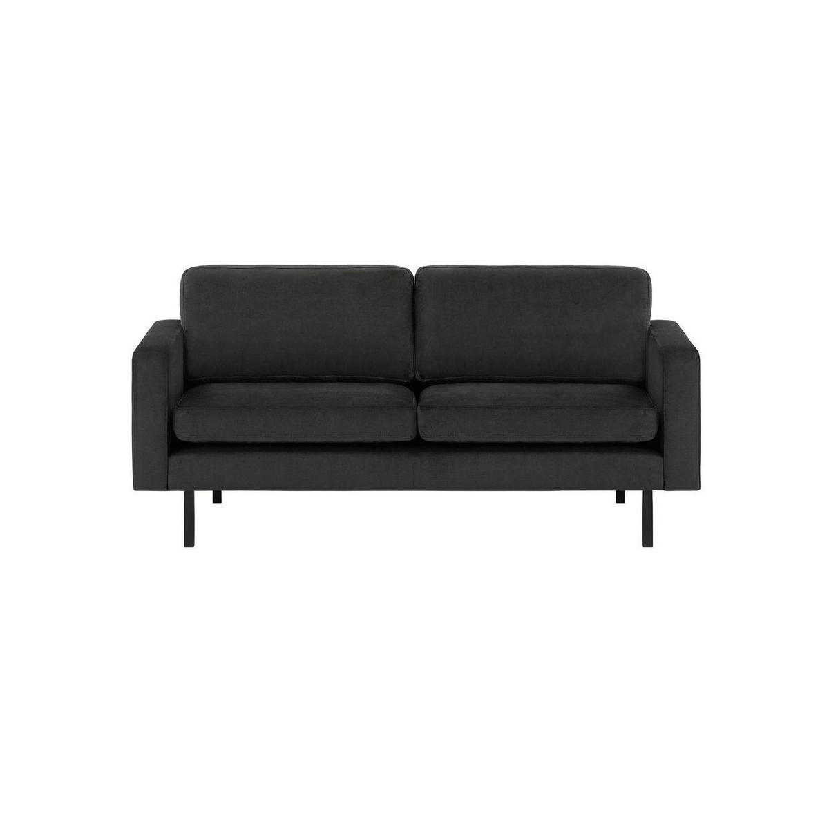 2,5-PERSONEN-SOFA Lioni-Kronos 7 - Schwarz, Holz/Textil (182/84/94cm)