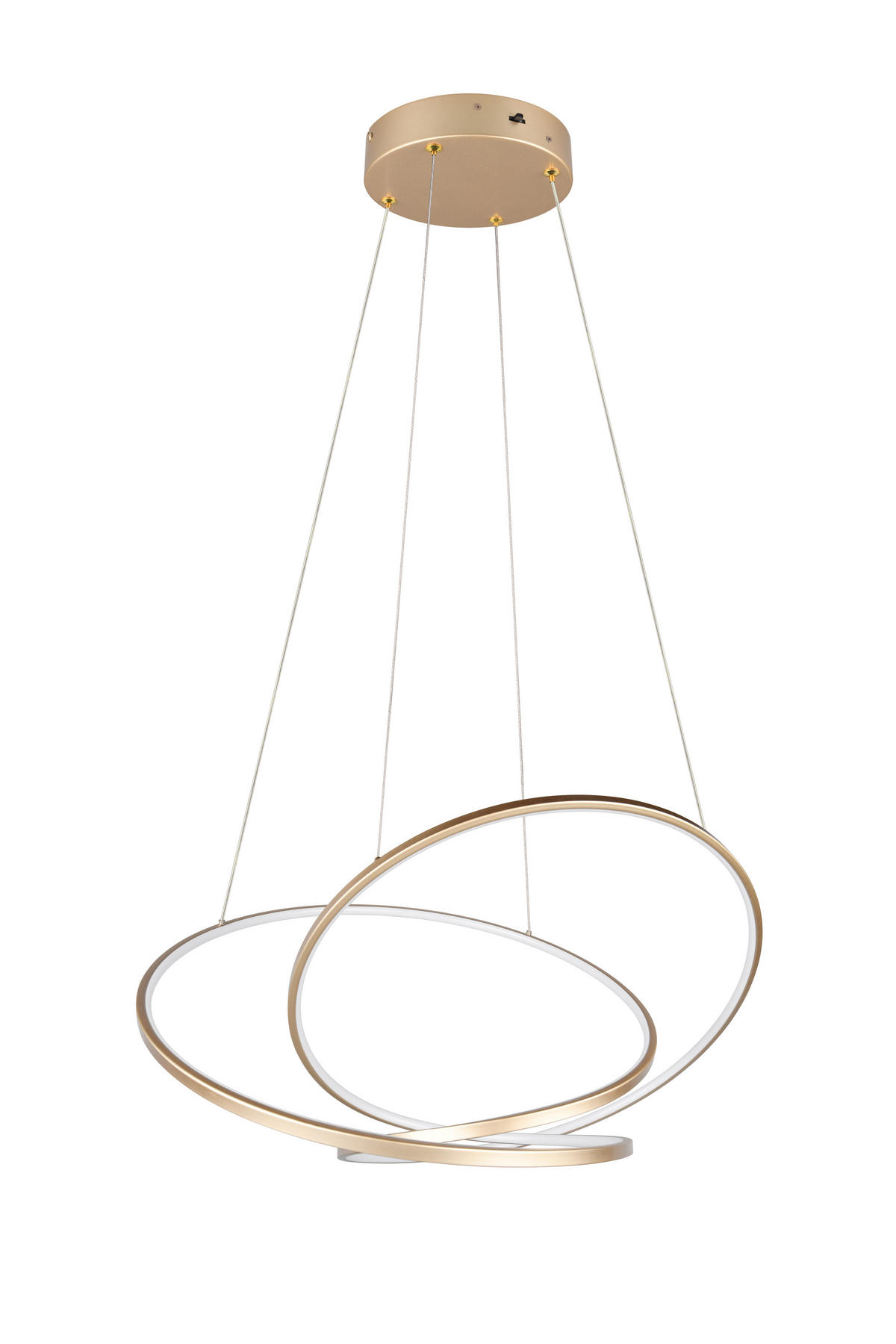 HÄNGELAMPE DARVIN - Gold - 0/0/150 cm - Goldfarben, Metall (84/84/150cm) - Trio Leuchten