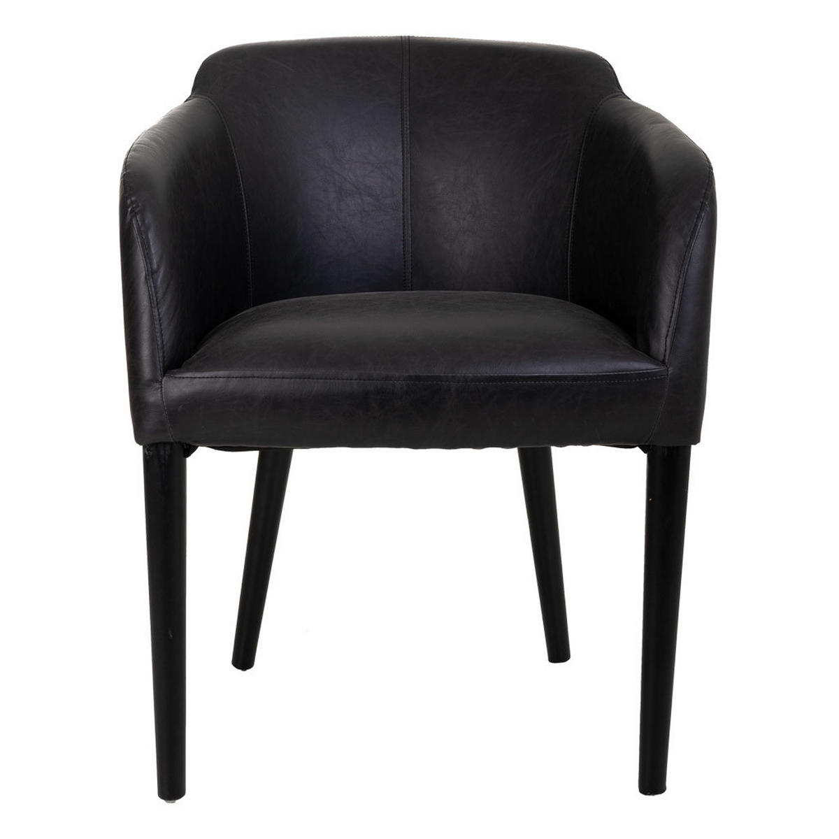 SESSEL aus Holz 62x60x82 cm - Schwarz, Holz (62/82/60cm) - Wanderlust
