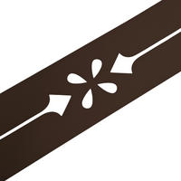 SICHTSCHUTZSTREIFEN Premium Dekor Verona Sichtschutz Braun 2,55m - Braun, Kunststoff (255/19cm) - ZAUN|ZU