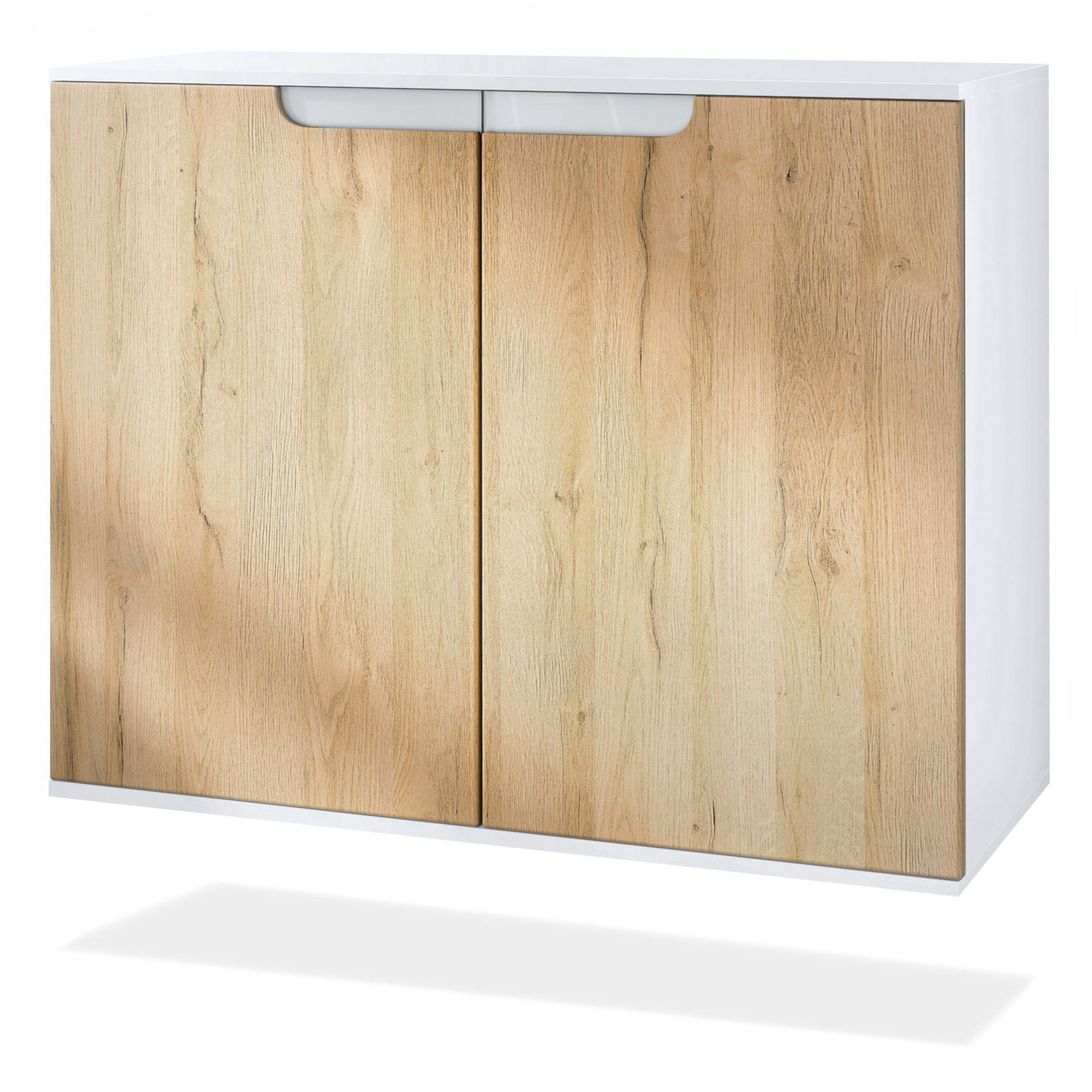 KOMMODE Sylt Eiche Natur - Eichefarben, Holzwerkstoff (92.5/73.5/35cm) - Vladon