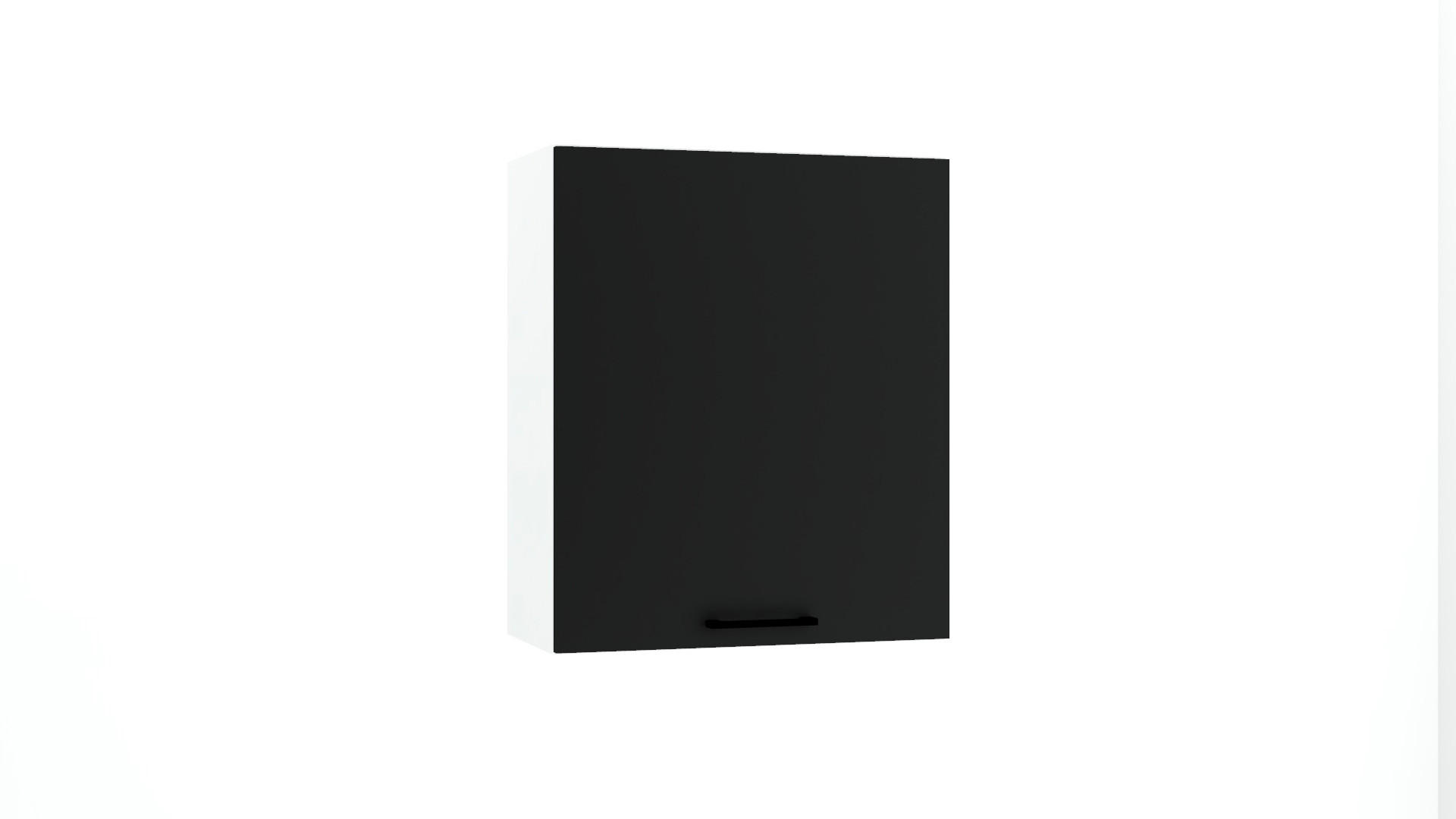 HÄNGESCHRANK W60 P/L - Morvex - Praktisches Stauraum Konzept - Schwarz, Holz/Metall (60/72/30cm) - ROYAL24_MARKT