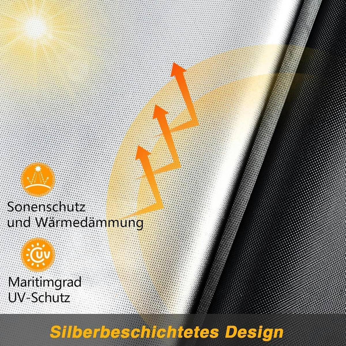 FAHRRADABDECKUNG für 1-2 Fahrräder 210 x 110 x 76 cm Wasserdicht Outdoor - Schwarz, Textil (76/110/210cm)