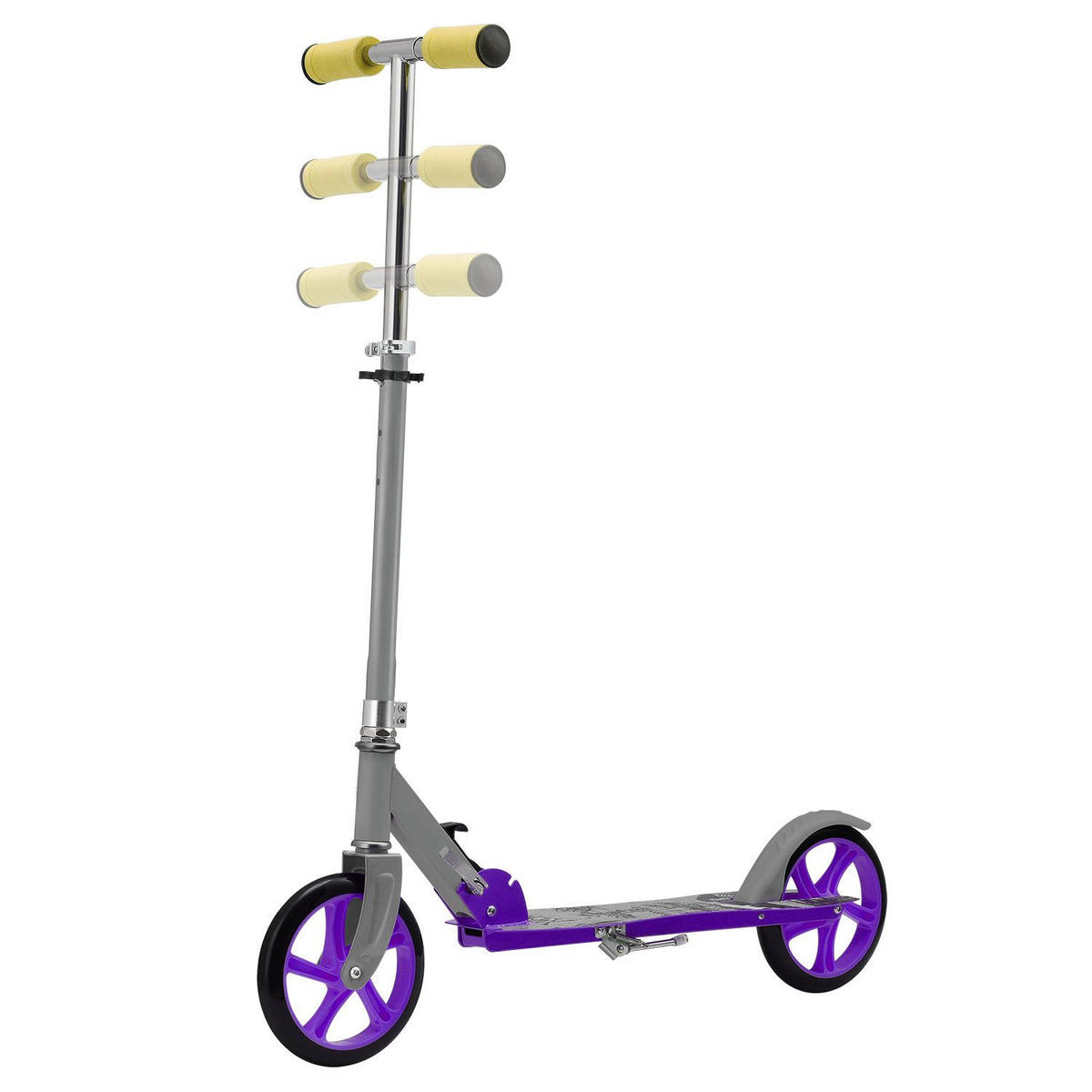 SCOOTER / Cityroller Graffity Grau - Grau, Metall (88/27/106cm) - Artsport