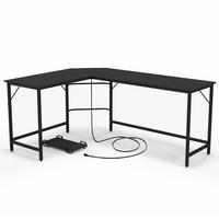 SCHREIBTISCH Schwarz Holzwerkstoff 125/50/74.5 cm - Schwarz, Holzwerkstoff (125/50/74.5cm) - Gemütlich Home
